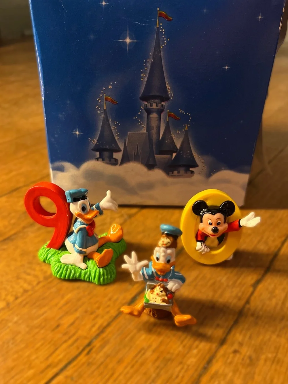 Vintage Disney Cake Topper Figurine Set